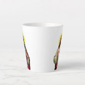 イエスキリストポップ・アートのスインアートスタイル カフェラテマグ (正面)