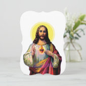 イエスキリストポップ・アートのスインアートスタイル カード (スタンド正面)