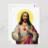イエスキリストポップ・アートのスインアートスタイル ポストカード (正面/裏面)