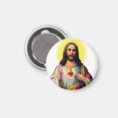 イエスキリストポップ・アートのスインアートスタイル マグネット (正面/裏面)