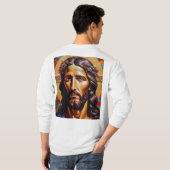 イエスキリストポートレート Tシャツ (裏面フル)