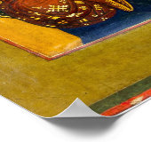 イエスキリストロシアのアイコン ポスター (角)