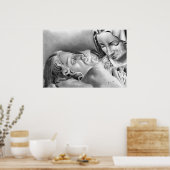 イエスキリストヴァージンメリーポスター ポスター (キッチン)