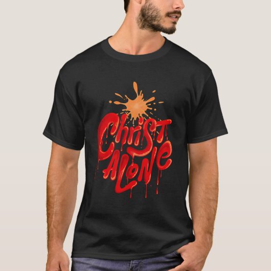 イエスキリスト一人 Tシャツ (正面)