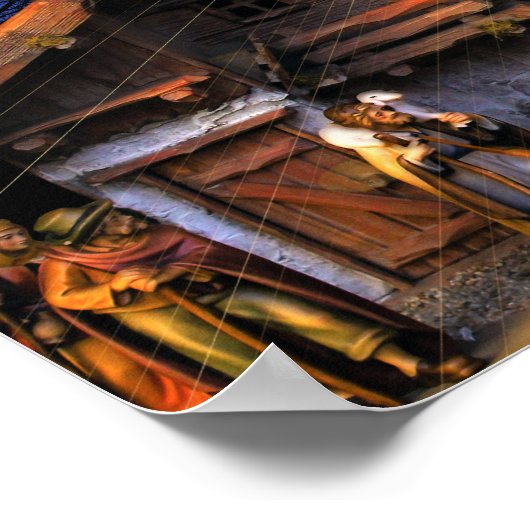 イエスキリスト出生 ポスター (角)