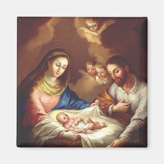 イエスキリスト出生 マグネット (正面)