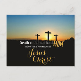 イエスキリスト十字復活イースター ポストカード