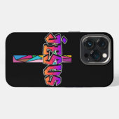 イエスキリスト十字架iPhone 13 Proタフケース iPhoneケース (裏面横)