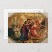 イエスキリスト天国でヴァージンを受け取る ポストカード (正面/裏面)