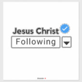 イエスキリスト後を追のバイブル・クリスチャン シール (シート)