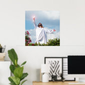 イエスキリスト復活イースタークリスチャンのポスター ポスター (ホームオフィス)