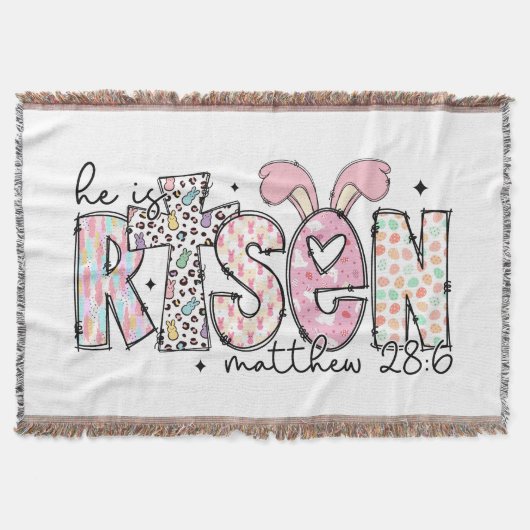 イエスキリスト復活祭イエスキリスト男性、女性、キ スローブランケット (正面)