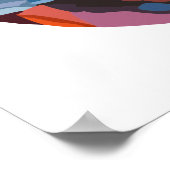 イエスキリスト抽象芸術オリジナル宗教美術 ポスター (角)