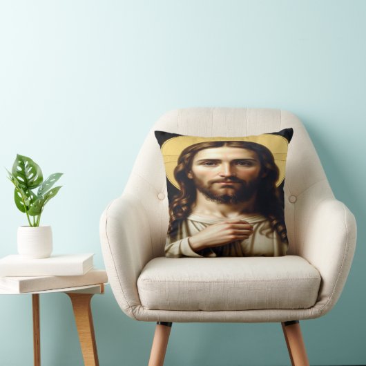 イエスキリスト枕 クッション (椅子)