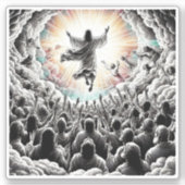 イエスキリスト歓喜宗教基督教美術 シール (正面)