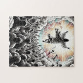 イエスキリスト歓喜宗教基督教美術 ジグソーパズル (横)