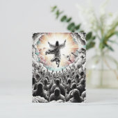 イエスキリスト歓喜宗教基督教美術 ポストカード (スタンド正面)