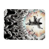 イエスキリスト歓喜宗教基督教美術 マグネット (横)