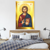 イエスキリスト正教会のアイコン キャンバスプリント (インサイチュ (寝室))