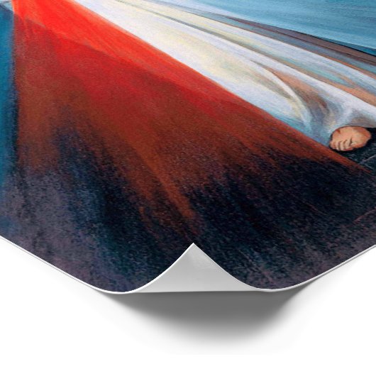 イエスキリスト神の慈悲イエスの聖なるハート ポスター (角)