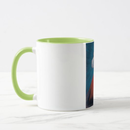 イエスキリスト神の慈悲イエスの聖なるハート マグカップ (左)