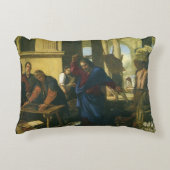 イエスキリスト神殿の清め アクセントクッション (正面)