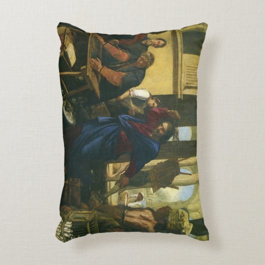 イエスキリスト神殿の清め アクセントクッション (正面(垂直))