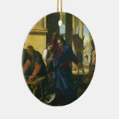 イエスキリスト神殿の清め セラミックオーナメント (右)