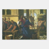 イエスキリスト神殿の清め ラッピングペーパーシート (正面3)