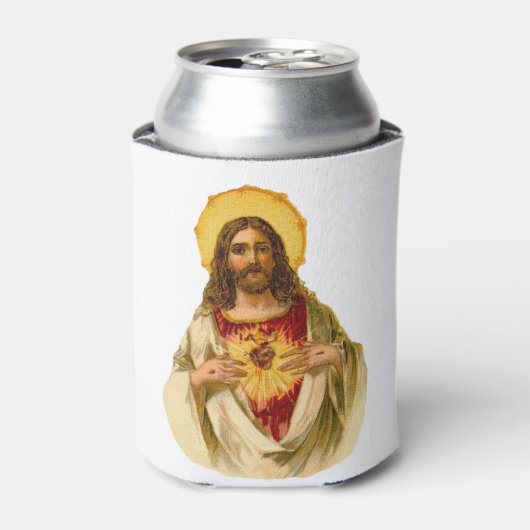 イエスキリスト私たちの主の聖なるハート 缶クーラー (缶正面)