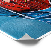 イエスキリスト絵を描ズバイアルフレッドキツネ ポスター (角)