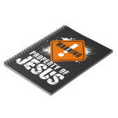 イエスキリスト財産キリスト教おもしろい信仰 ノートブック (左側)