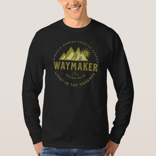 イエスキリスト・ウェイメーカー Tシャツ (正面)