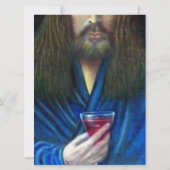 イエスキリスト、エマウスの聖母 招待状 (裏面)