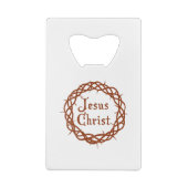 イエスキリスト クレジットカード栓抜き (裏面)