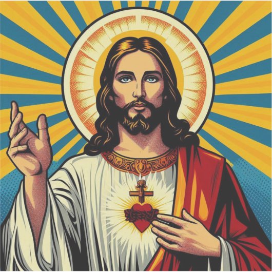 イエスキリスト シール (正面)