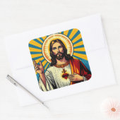 イエスキリスト スクエアシール (封筒)