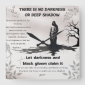 イエスキリスト スクエア壁時計 (正面)