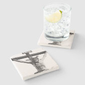 イエスキリスト ストーンコースター (横)