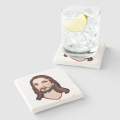 イエスキリスト ストーンコースター (横)