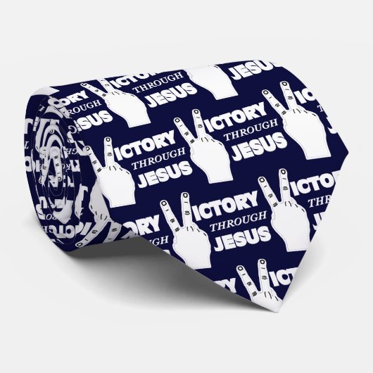 イエスキリスト・タイによる勝利 ネクタイ (ロール)