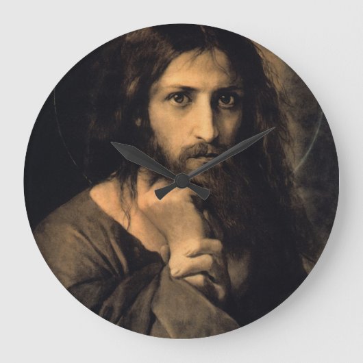 イエスキリスト・バイ・ゲオルク・コルニセリアス ラージ壁時計 (正面)