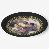 イエスキリスト・バプテスマのイメージは1だ ペーパープレート (アングル)