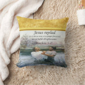 イエスキリスト・バプテスマのイメージ2 クッション (ブランケット)