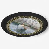 イエスキリスト・バプテスマのイメージ2 ペーパープレート (アングル)