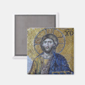 イエスキリスト・ビザンチン正統キリスト教のアイコン マグネット (正面/裏面)