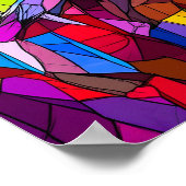 イエスキリスト・モザイク・アート ポスター (角)