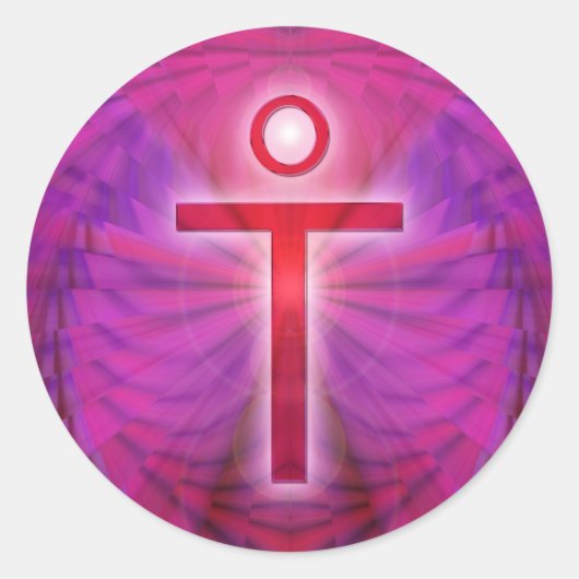 イエスキリスト ラウンドシール (正面)