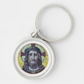 イエスキリスト&思いやりの芸術ヴィンテージキーチェーン キーホルダー (正面)
