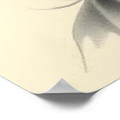 イエスキリスト – 手作り炭ポートレート ポスター (角)